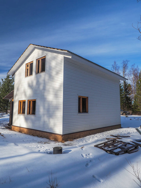 frame house and white siding - Photo, image