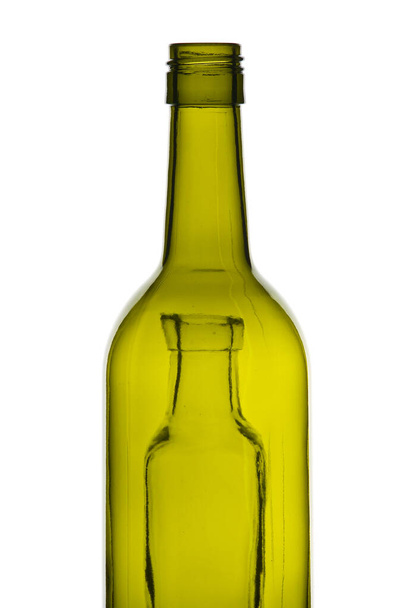 empty distorted bottles insulated on white background - Фото, зображення