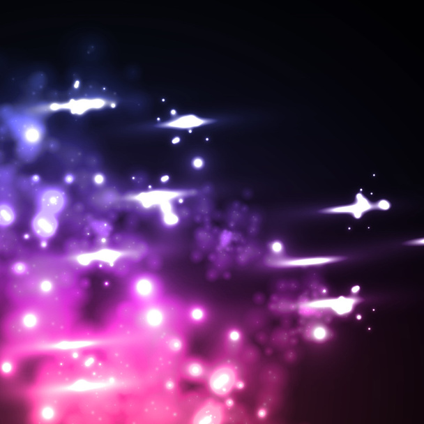 meteor yağmuru neon tarzı - Vektör, Görsel