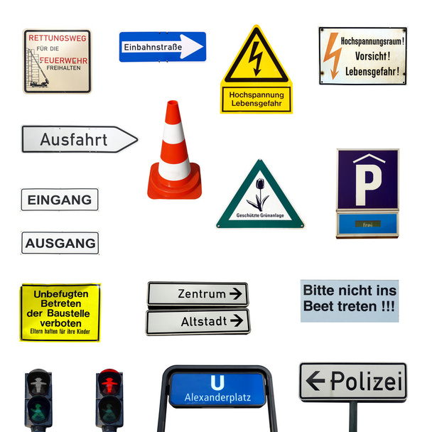 Signos alemanes
 - Foto, imagen