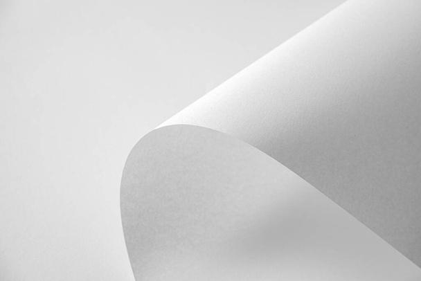 fold white paper sheets background texture for design - Fotoğraf, Görsel