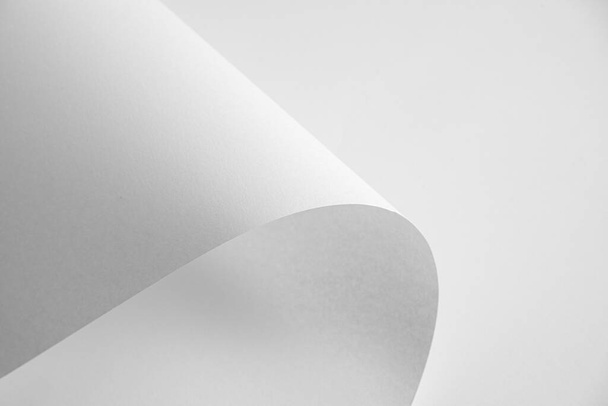 fold white paper sheets background texture for design - Фото, изображение