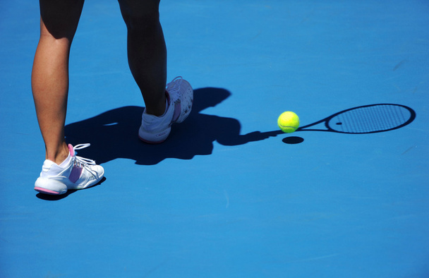  teniszezőnő player lábak  - Fotó, kép