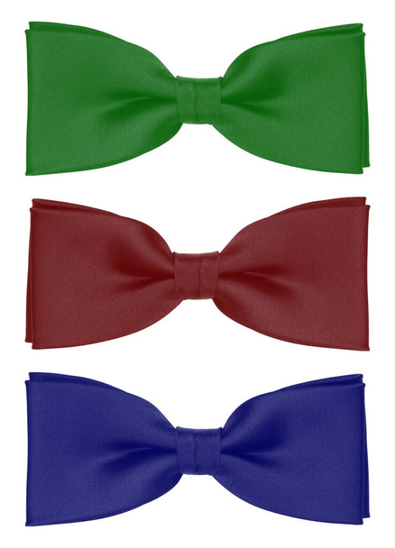 Festive bow tie off white background. - Zdjęcie, obraz