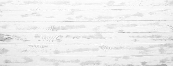 白い絵の板シャビーのスタイルの長いバナー - 写真・画像
