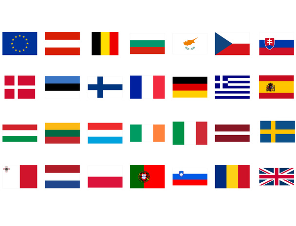 Drapeaux européens - Photo, image
