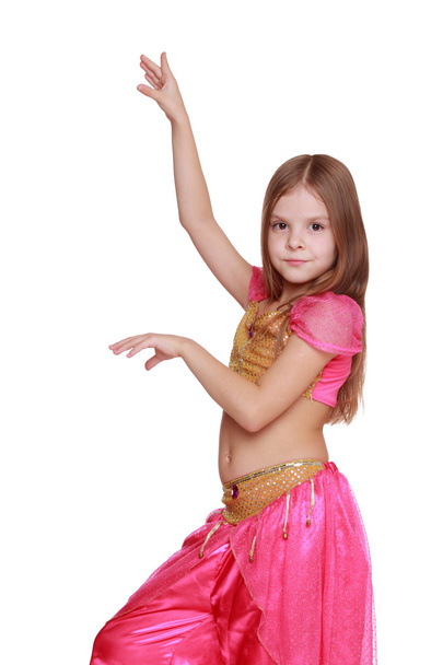 Young belly dancing girl - Фото, зображення