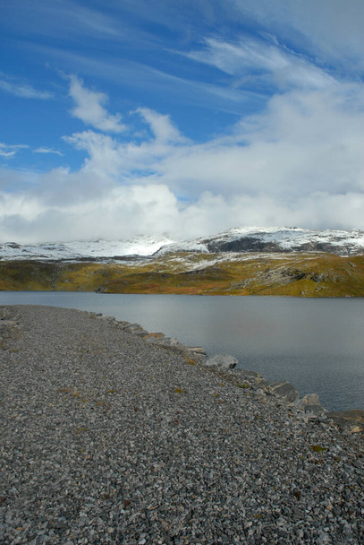 Norway on nature landscape background - Φωτογραφία, εικόνα