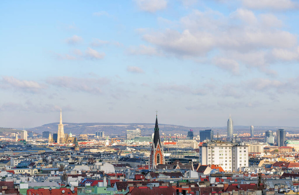 Vienna from a bird's eye view - Foto, afbeelding