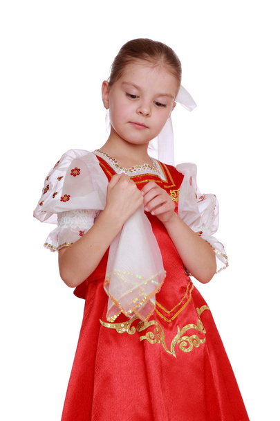 Chica en traje nacional ruso
 - Foto, Imagen