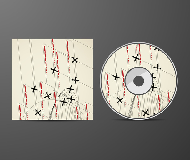 cd cover design - Vector, Image