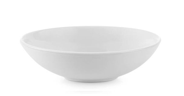 біла миска на білому тлі
 - Фото, зображення