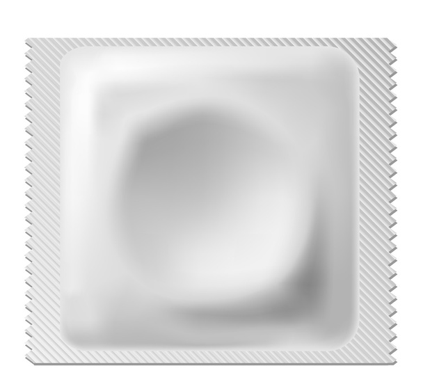 Condom package - Vektor, Bild