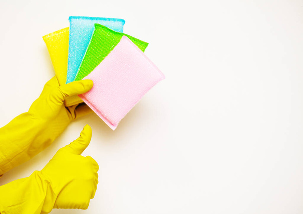 Product for professional cleaning on white background - 写真・画像