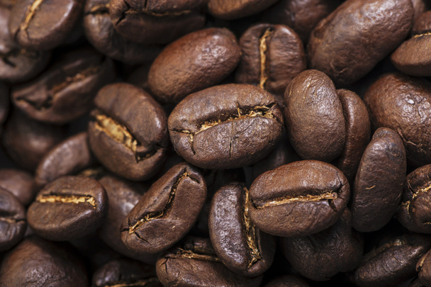 Granos de café primer plano - Foto, Imagen