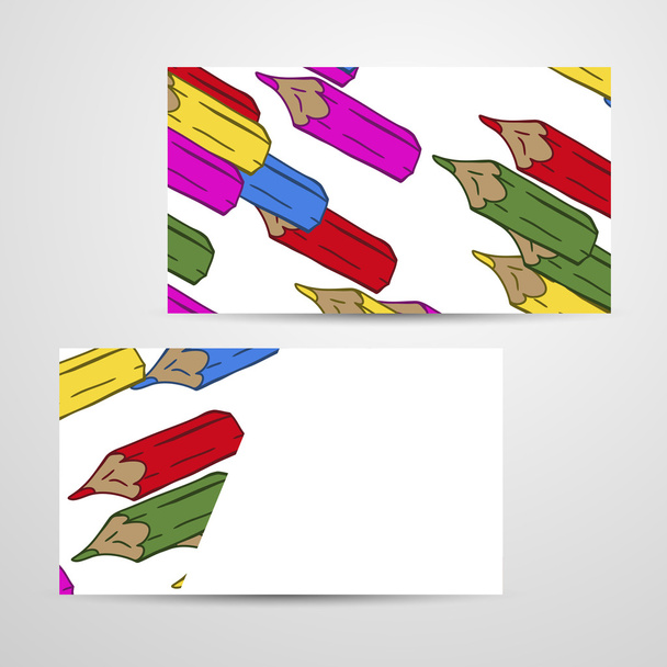 business cards design - Vector, Image