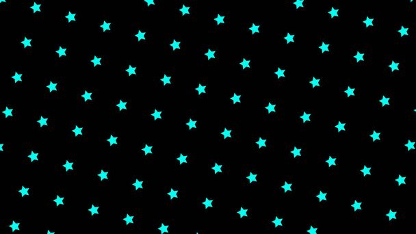 Patrón repetitivo de estrellas giratorias sobre fondo negro. Animación. Relación o adorno de estrellas giratorias simples sobre fondo negro. Patrón de lunares de estrellas
 - Foto, imagen