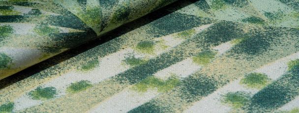 Textura, fondo, patrón, tela de seda estampado de estepa en tela, suave, terciopelo, tejido, textil, tela, material - Foto, imagen