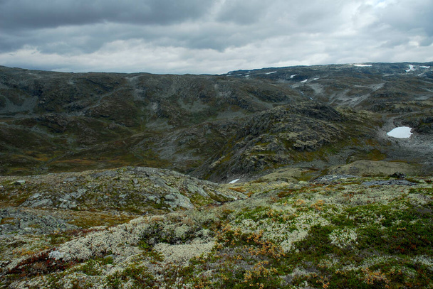 Norway on nature landscape background - Fotoğraf, Görsel