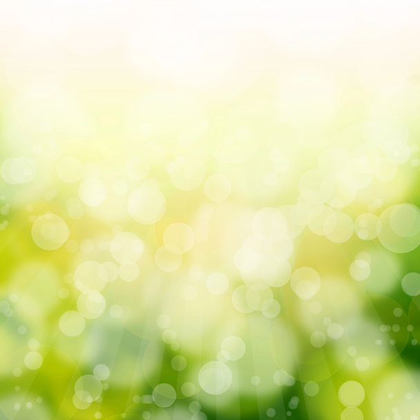 groene bokeh abstracte licht achtergrond - Foto, afbeelding