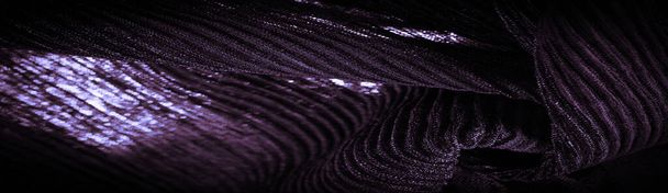Texture, background, pattern, Crepe deep blue, is a fabric of silk, wool or synthetic fibers with a distinctly clear, crimped appearance.  - Photo, Image