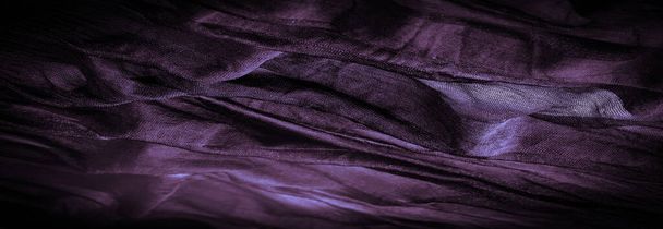 Texture, fond, motif, Crêpe bleu profond, est un tissu de soie, de laine ou de fibres synthétiques avec un aspect nettement clair et serti
.  - Photo, image