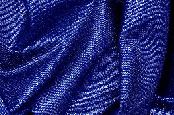 Texture, sfondo, Il tessuto ha un blu brillante, acqua, colore azzurro con un filo metallico d'argento. Questi tessuti sono ideali per qualsiasi progetto, carta da parati, tutte le soluzioni di design. e molti usi delle navi
. - Foto, immagini