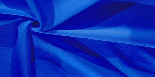 Υφή, φόντο, μεταξωτό ύφασμα, μπλε γυναικείο σάλι Βολικό για τα έργα σας, ο σχεδιασμός των καρτών ταπετσαρίας - Φωτογραφία, εικόνα