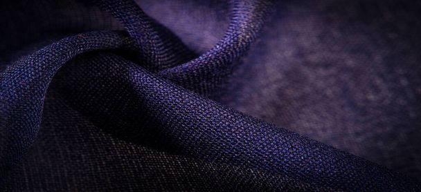 textura pozadí, dekorativní ozdoba, hedvábně modrá tkanina s pruhy lemování, aby Váš design úhledné nebo správné velikosti nebo tvaru vložením požadovaných částí. - Fotografie, Obrázek