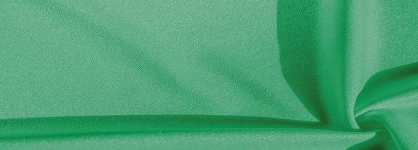 Текстура, фон, шелковая ткань, зеленая женская шаль Удобно для Ваших проектов, дизайн обоев - Фото, изображение