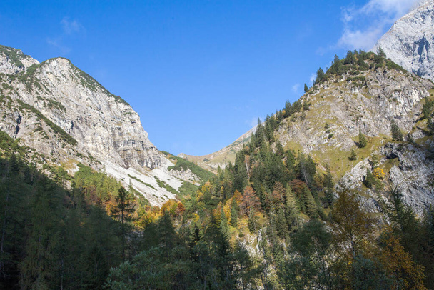Sonnjoch rocky mountains, travel in nature, alps  - Foto, Bild