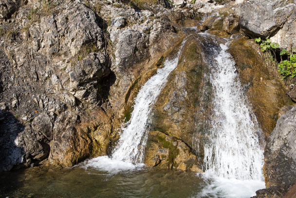 waterfall in the mountains - Fotó, kép