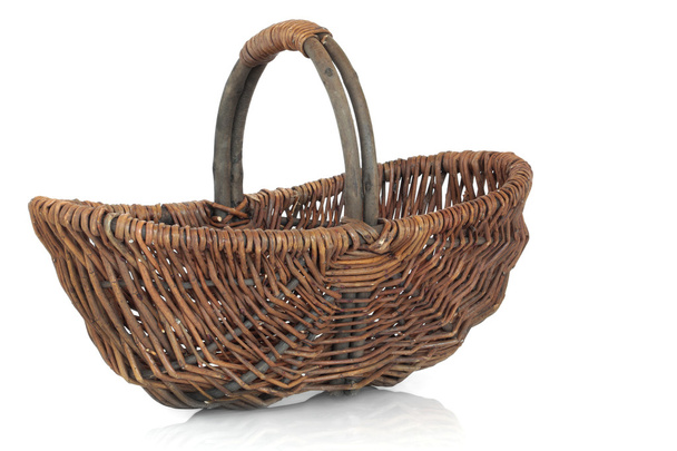 Rustic Wicker Basket - Photo, Image