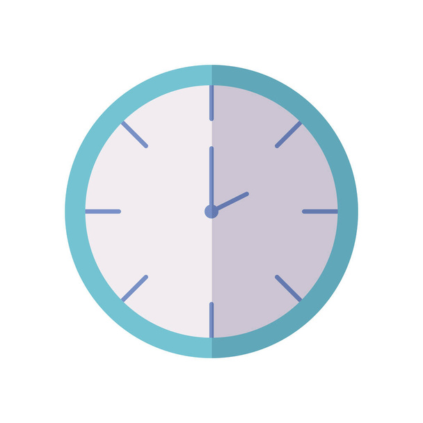 clock icon, flat style - Vector, Image