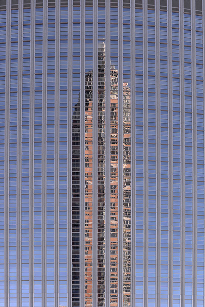 scenic urban view of modern skyscrapers facade - Photo, image