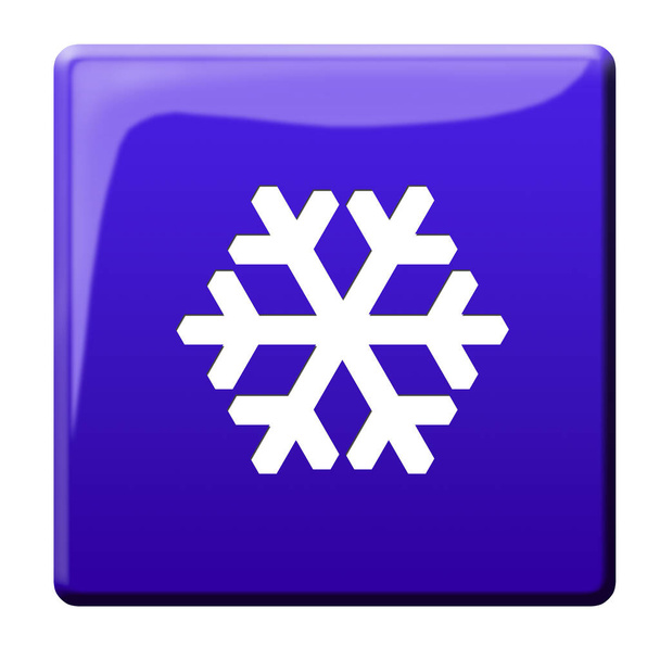 Cold Button Frost Icon - Fotografie, Obrázek