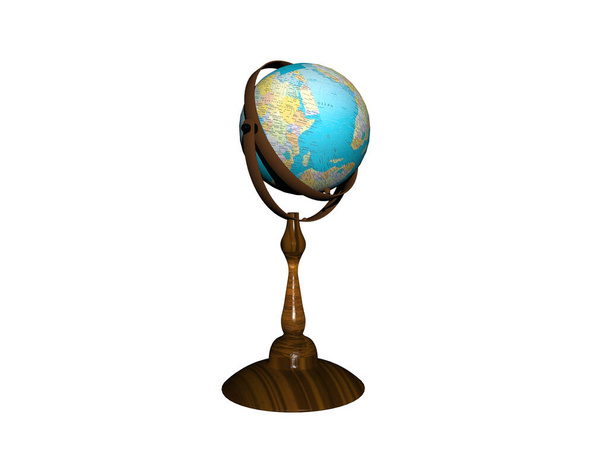 3d render of a globe - Photo, image