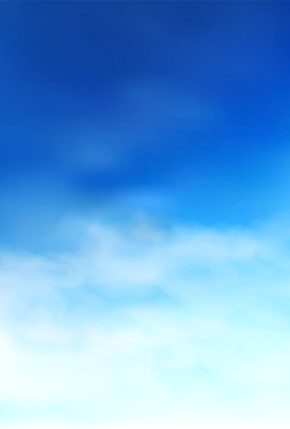 Sky mraky modrá krajina pozadí - Vektor, obrázek