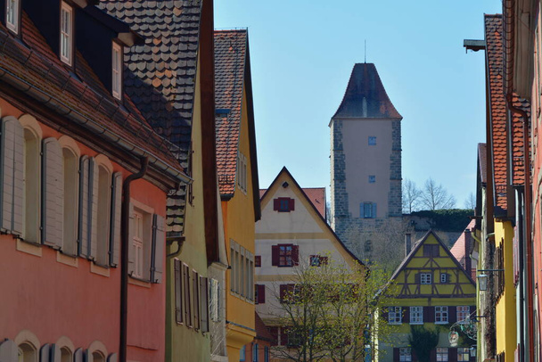 scenic view of beautiful medieval architecture - Fotó, kép