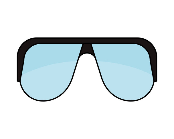 goggles protection glasses isolated icon - Vector, Image