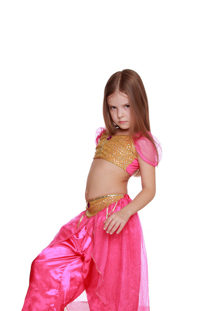 Young belly dancing girl - Photo, Image