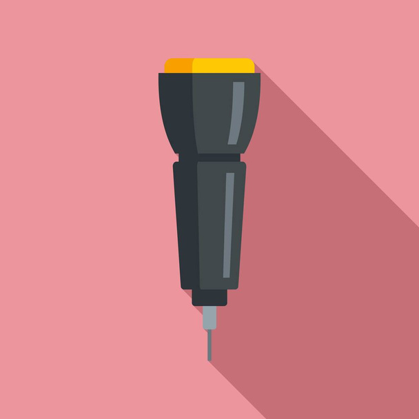 Phone service tool icon, flat style - Vecteur, image