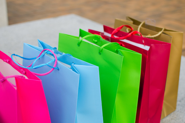 Colored gift bags - Foto, Imagem