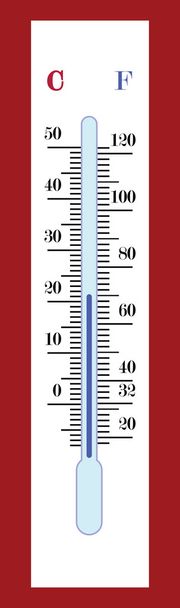 termometre ölçek - Vektör, Görsel