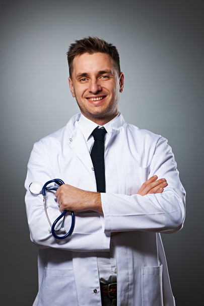 Médecin avec portrait stéthoscopique
 - Photo, image