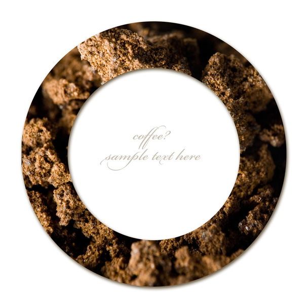 Coffee concept of circle and empty place for text - Photo, Image