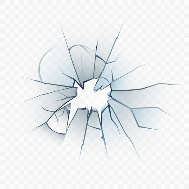 Vecteur d'affichage de smartphone en verre Smash et Crash
 - Vecteur, image