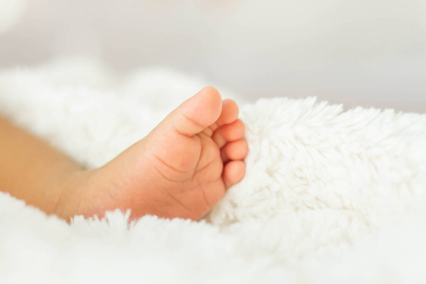 Closeup of newborn baby - Photo, Image