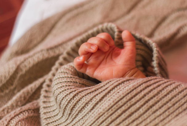 hand van een baby - Foto, afbeelding