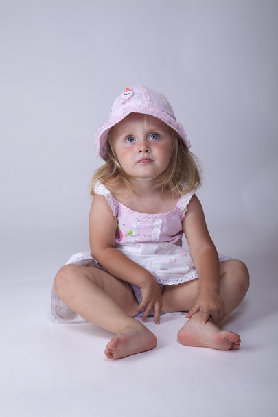 Borred little girl - Foto, Imagem